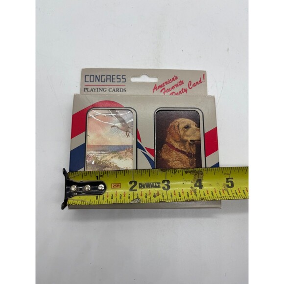 CONGRESS Plastic Coated Playing Cards Double Deck Bridge Score Order 6069 - Picture 6 of 6